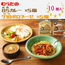 【ふるさと納税】むらた85(発酵)カレー、むらた710(納豆)ボロネーゼ セット(200g×計10個)【1422847】