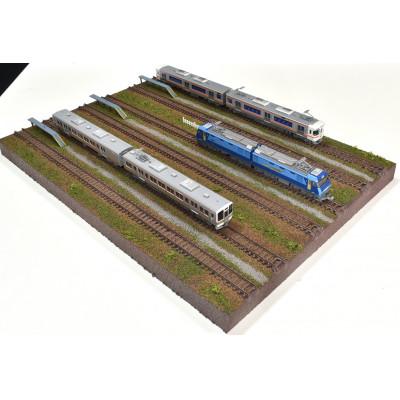 ふるさと納税 南箕輪村 Nゲージ用 鉄道ジオラマ展示台 37x26cm 6線ヤード |  | 02