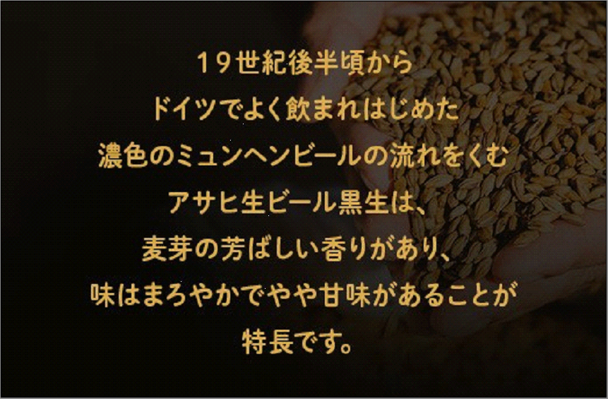 【博多工場産ビール】アサヒ 生ビール黒生 500ml 6缶パック×4 ケース入り