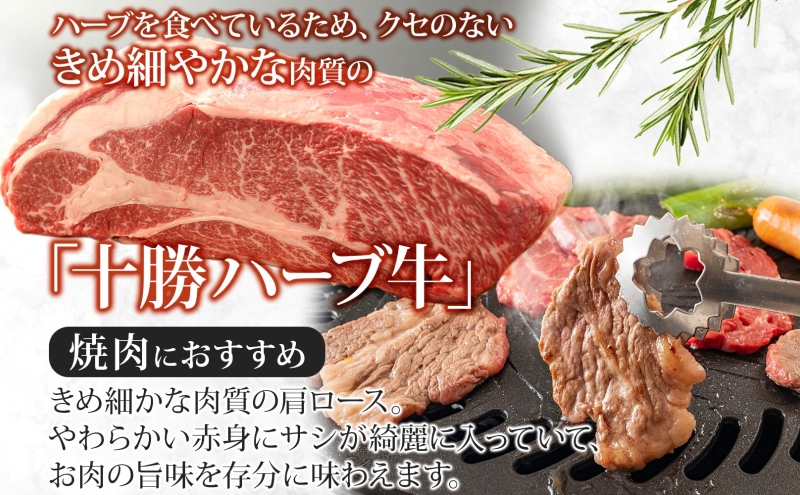 北海道 十勝ハーブ牛 カタロース 焼肉 400g 国産 国産牛 ハーブ牛 牛肉 牛 ビーフ ブランド牛 お肉 肩ロース ロース ロース肉 焼き肉 BBQ カット パーティー お祝い 肉料理 冷凍 ギフ