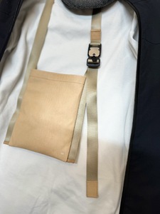 Leather Sacoche / 105　エゾ鹿革 バッグ 希少 カバン サコッシュ 天然