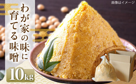 育てる味噌 10kg《豊前市》　【浦野醤油醸造元】みそ 米味噌[VAV020]