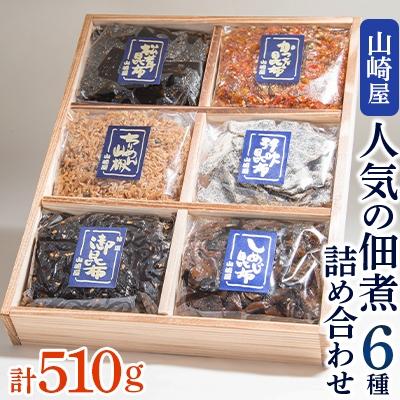 ふるさと納税 茨木市 山崎屋 人気の佃煮6種 詰め合わせ