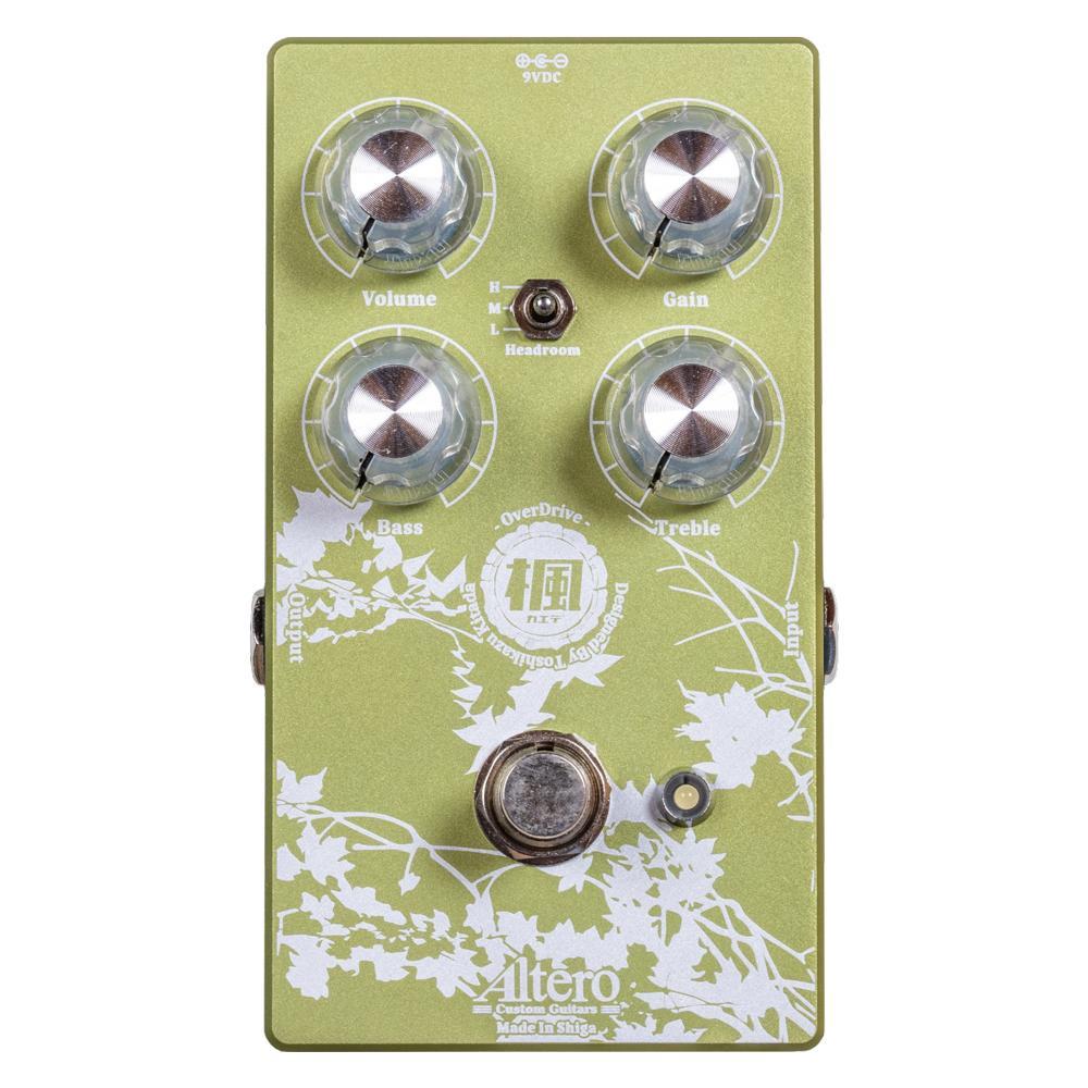 【ふるさと納税】エレキギター用 エフェクター KAEDE -楓-《New Design》 滋賀県発！ 【 ギター ディストーションペダル エフェクター 楽器 音楽 演奏 人気 おすすめ 送料無料 】