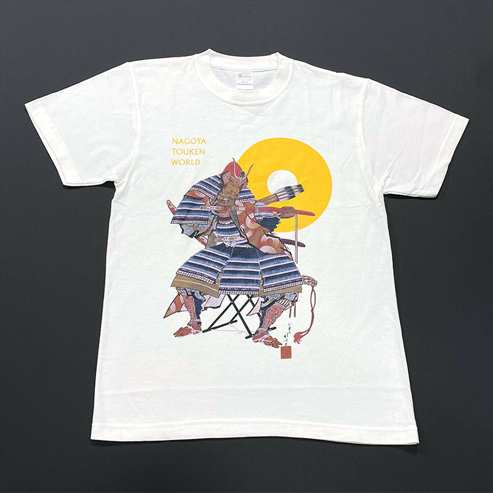 【ふるさと納税】オリジナル【加藤清正Tシャツ】ホワイト／名古屋刀剣博物館