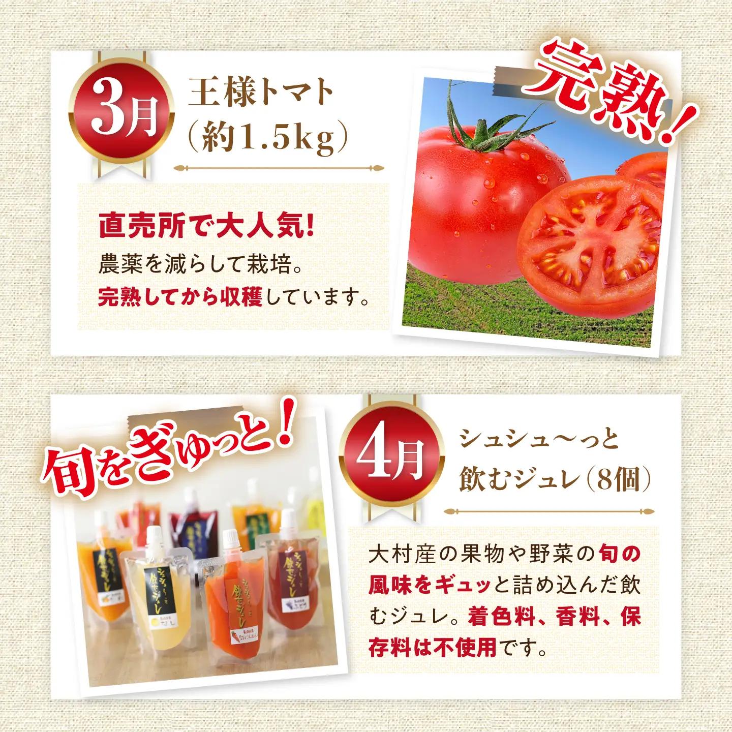 バラエティ定期便 12回 大村市産定期便  [ACAA122]