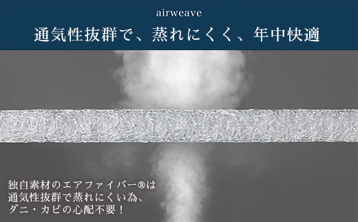 エアウィーヴ キャリークッションmini | airweave おすすめ エアウィーブ air weave 洗える 洗濯可能 蒸れにくい クッション 座布団 ざぶとん 椅子 固定 持ち運び ベルト付き