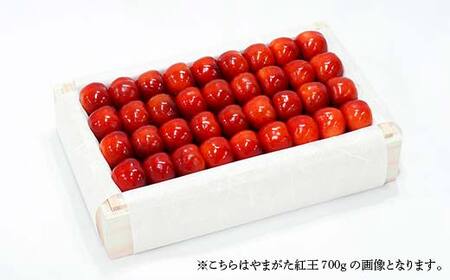 《先行予約》2026年 山形県産 やまがた紅王 特選桐箱詰 約500g やまのべ多田耕太郎のさくらんぼ F4A-1000