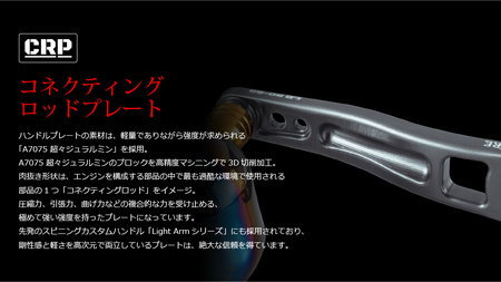 LIVRE リブレ LB 80-85(M7シマノ-200番 - 左)（ガンメタ×チタン） F25N-491[AMBB168-2]