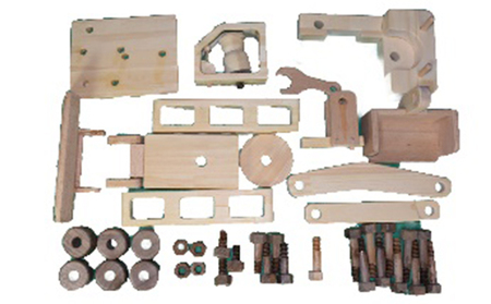 【年末受付限定】手づくり木のおもちゃ　ショベルカー 玩具 子供用