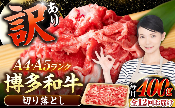 
                  【全12回定期便】【訳あり】【A4〜A5】博多和牛 切り落とし 400g《豊前市》【株式会社木村食品】[VDZ043] 牛肉 ブランド牛 肉 切落し わけあり 訳あり ワケアリ 切り落とし きりおとし 小分け 冷凍 人気 12回
                