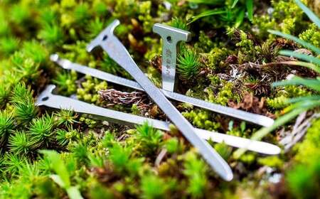 【10cm 4本セット】ステンレス製キャンプ用ペグ 『剱（つるぎ）』10cm | 福善刃物工業 アウトドア用品 キャンプ用品 M06S38