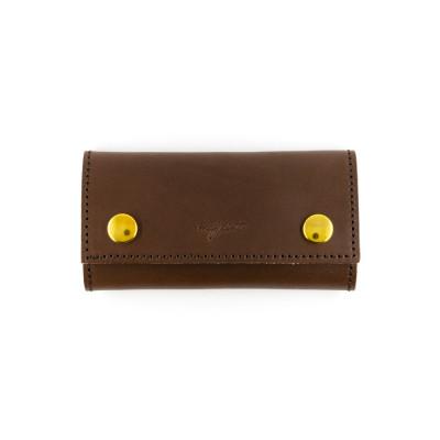 ふるさと納税 大川市 maf pinto キーケース カード収納付 本革 ダークブラウン