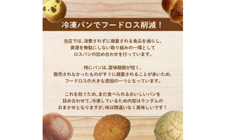 訳あり ロスパンセット おまかせ パン 30個 冷凍 ランダム 惣菜 菓子 訳アリ フードロス パン 主食 カレー ソーセージ クリームパン デザート スイーツ おやつ 朝ごはん 朝食 天使のパン 宇