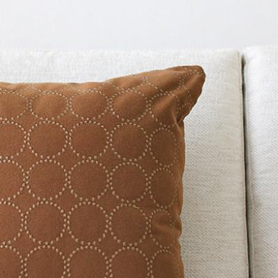 ふるさと納税 藤枝市 秋山木工の45角クッション　タンバリン　ブラウン |  | 01