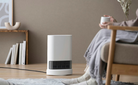 大風量セラミックファンヒーター 首ふり 室温センサー付 ACH-LTSW12A-W ホワイト アイリスオーヤマ 速暖 コンパクト リビング 子ども部屋 おしゃれ シンプル 暖房 冬 暖房器具 セラミッ