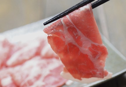 【高知県 大月町産ブランド豚】力豚肩ロース　しゃぶしゃぶ1kg