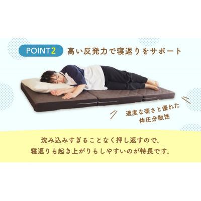 ふるさと納税 豊郷町 期間限定!生活応援 ぷちスリム セミシングル ブルー 8cm 高反発マットレス[53820549] |  | 02