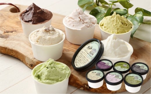 ジェラート 6個セット アイス 90ml 6種 各1個 ミルク いちごミルク ピスタチオ チョコ 抹茶 ラムレーズン 詰め合わせ 食べ比べ 岡山県 倉敷市