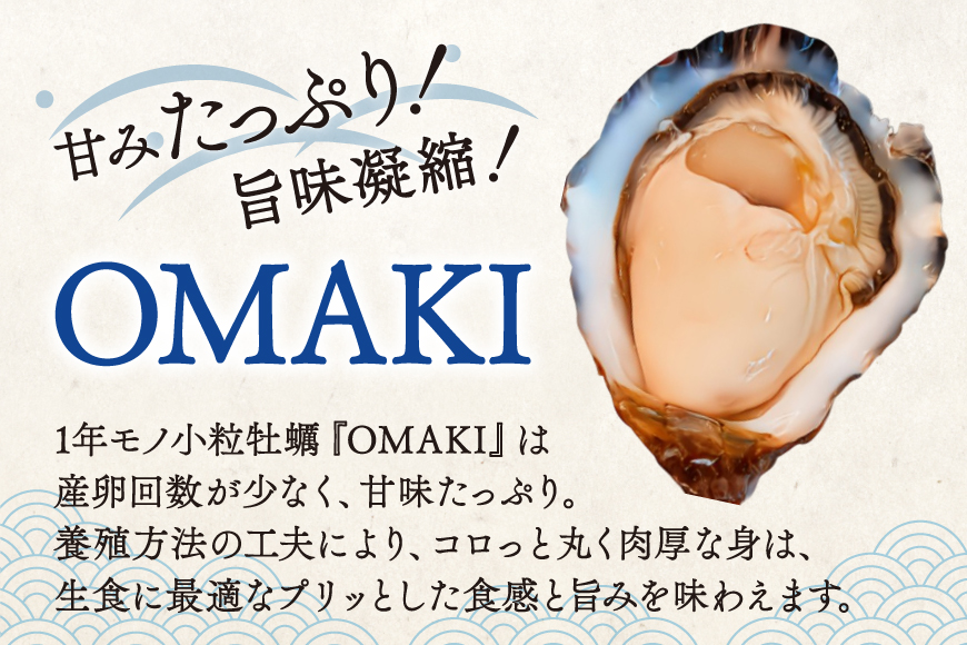 【期間限定発送】 殻付き 牡蠣 計40個 2種(三陸ジオイスター ＆ OMAKI ) 食べ比べ セット 各20個 牡蠣ナイフ付 [Geoyst 宮城県 南三陸町 m304bdz670001] かき カ