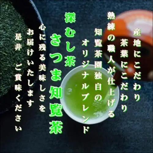 【贈答用】知覧茶園の深むし茶「さつま知覧茶」3本セット 知覧町産【1740605】