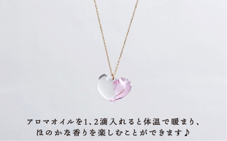 cocoro アロマ ネックレス K10 YG （ 10金 イエロー ゴールド ） 《糸島》 【タビノキセキ】[ADB011]