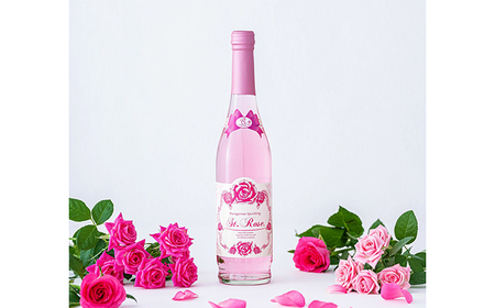 ＜新感覚！バラの香りにつつまれる炭酸飲料＞クイーンローズ 500ml×2本 佐賀県/株式会社Rose [41AAAS006]