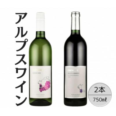 ふるさと納税 笛吹市 アルプスワイン　甲州ドライ・ベーリーAバレル 計2本セット 167-105