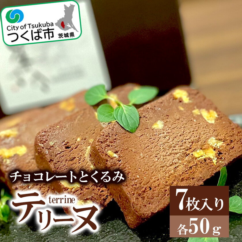 【ふるさと納税】チョコレートとくるみのテリーヌ 7 枚入りセット【スイーツ チョコ チョコレート テリーヌ くるみ 甘い デザート 濃厚】