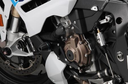 【AELLA】BMW S1000RR｜フレームスライダー(S1000R ’21～) AE-68141 【カラー：ブルー】［ 京都 バイク カスタム パーツ 人気 おすすめ ツーリング ライダー バイカ