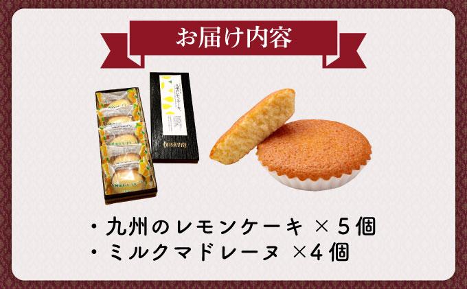 焼き菓子 2種セット 計9点【VISAVIS】|焼菓子 ヴィザヴィ お菓子 菓子 スウィーツ スイーツ マドレーヌ レモンケーキ 送料無料 福岡県 那珂川市