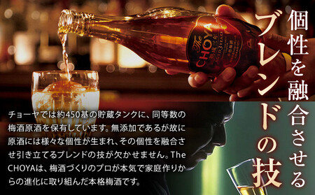 The CHOYA BLACK 700ml The CHOYA 至極の梅 650ml 計2本 セット 飲み比べ 羽曳野商工振興株式会社《30日以内に出荷予定(土日祝除く)》大阪府 羽曳野市 送料無料 