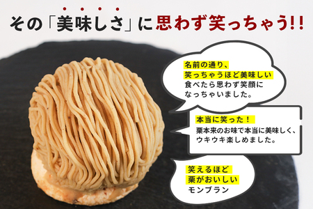 “笑っちゃうほど美味しい”モンブラン(4個入) BI-005