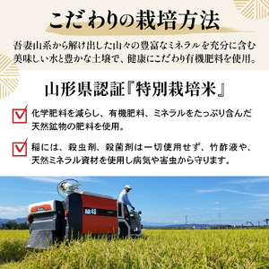 《 先行予約 》【 令和7年産 】 特別栽培米 雪若丸 計6kg ( 2kg×3袋 ) 〔2025年10月中下旬頃～順次お届け〕2025年産 産地直送 農家直送