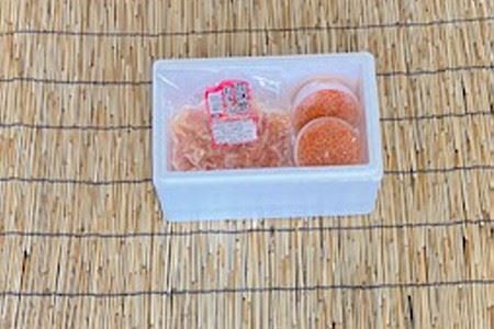 いくら醤油漬け100g×2P、花咲かにむき身300g×1P B-76008【12月20日決済分まで年内配送】