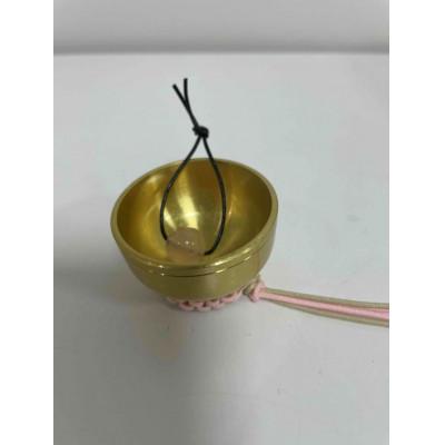 ふるさと納税 高岡市 【高岡銅器】オトノスイッチ組紐座付　光彩　ローズクオーツ