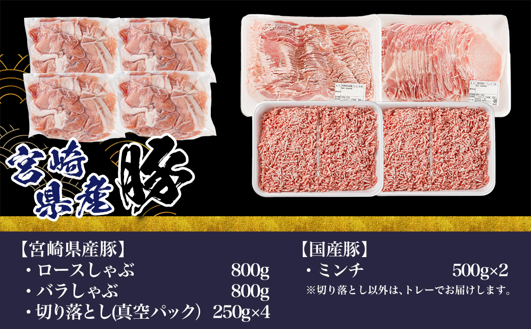 宮崎県産豚しゃぶ3.6kgセット_MJ-8426