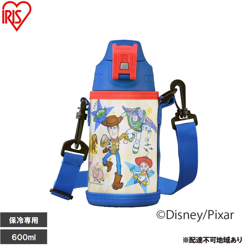 【ふるさと納税】真空断熱ダイレクトボトル DBR-600 トイストーリー (TOY STORY) 水筒 600ml 保冷 ステンレスボトル 真空断熱 直飲 ワンタッチ カバー付 子供 小学生 幼稚園 保育園 運動 キッズ ディズニー トイストーリー スポーツドリンク対応 アイリスオーヤマ