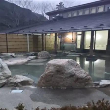 山梨県南部町秘湯「奥山温泉」宿泊券(1泊2食付き)2名様　6畳【1619598】