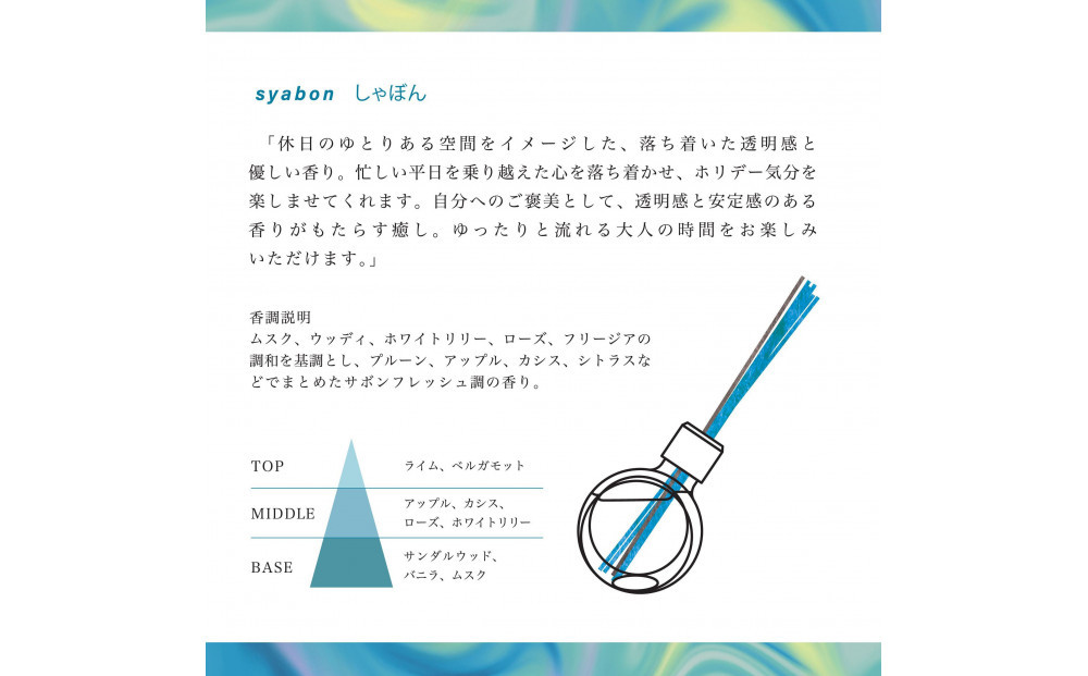 アロマディフューザー　しゃぼん