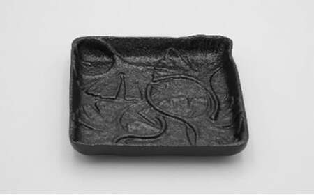 【高岡銅器】高岡金工いちょう皿（角） 民芸品 工芸品 伝統技術 食器 雑貨 日用品 