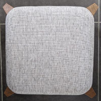 ふるさと納税 三芳町 木製スツール　木部ブラウン×座面ファブリックライトグレー |  | 03