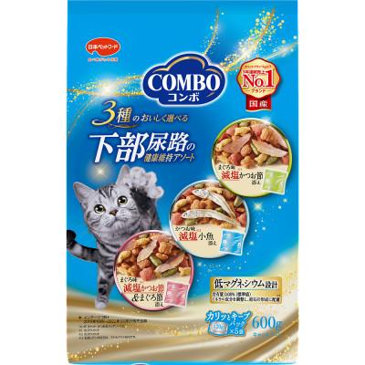 ふるさと納税 袋井市 【キャットフード】日本ペットフード　コンボ キャット　下部尿路の健康維持アソート　600g×12袋