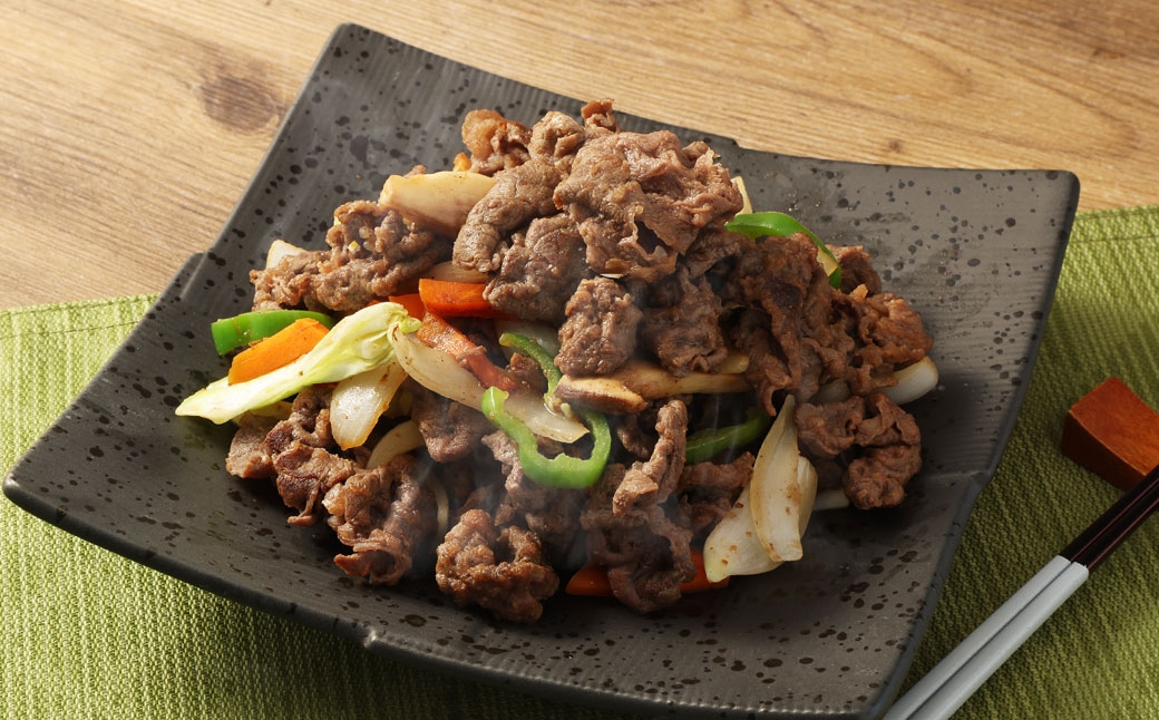 【6ヶ月定期便】 馬肉小間スライス1kg（500g×2パック）
