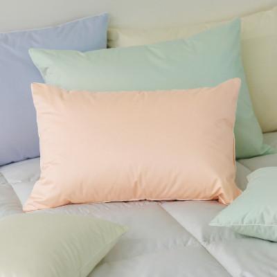 ふるさと納税 花巻市 シルクピローケース付き ダウンピロー[ふつうサイズ:43×63cm・ピンク]羽毛枕 |  | 01