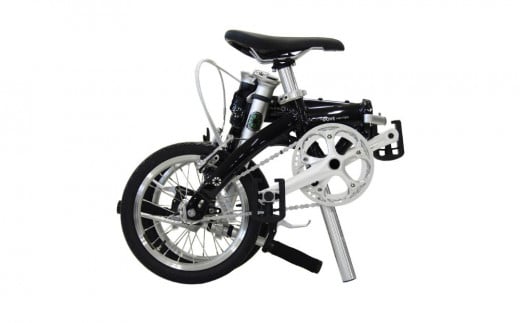 DAHON 折りたたみ自転車 Dove Super Light 14インチ 超軽量 コンパクト シングルギア Vブレーキ Coal Black（コールブラック） 通勤 通学 収納 │武田産業 人気返礼