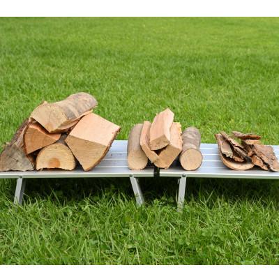 ふるさと納税 由利本荘市 みんなの薪(小)広葉樹ミックスセット　焚きつけ、樹皮セット　20cm〜25cmカット　100サイズ |  | 03