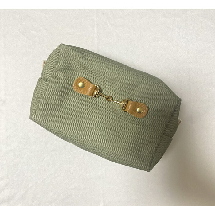 【ふるさと納税】スクエアポーチ MG | 馬 ポーチ 小物入れ レディース シンプル 可愛い オシャレ プレゼント ギフト Stable0349 福島県 南相馬市