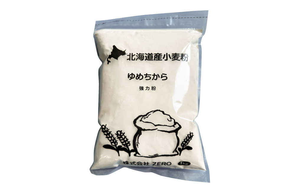 【3ヶ月定期便】北海道産 ゆめちから 5kg（1kg×5袋） 計15kg