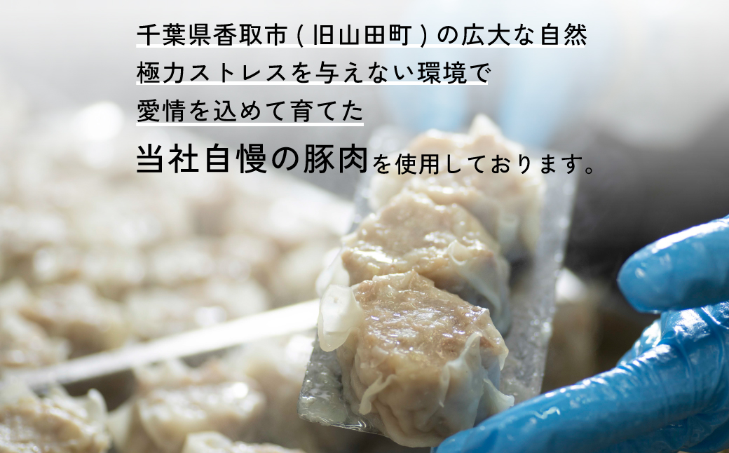 【訳あり】千葉県香取市産三元豚　大粒肉焼売 20個【1kg(50g×20個入)】KTRCH003 / 三元豚 焼売 しゅうまい シュウマイ 手包み 中華 大粒 国産 豚肉 おかず つまみ お弁当 お取